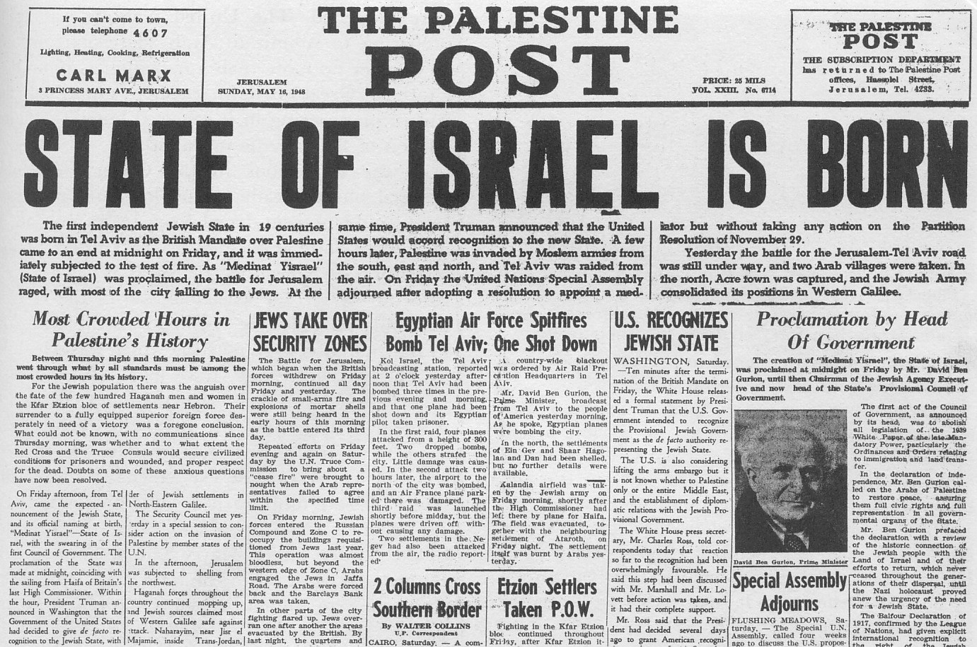 نام: 19480516_PalestinePost_Israel_is_born.jpg نمایش: 67 اندازه: 552.7 کیلو بایت